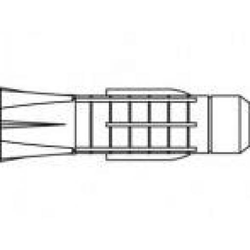 TOOLCRAFT hmoždinka 61 mm TO-5455101 50 ks