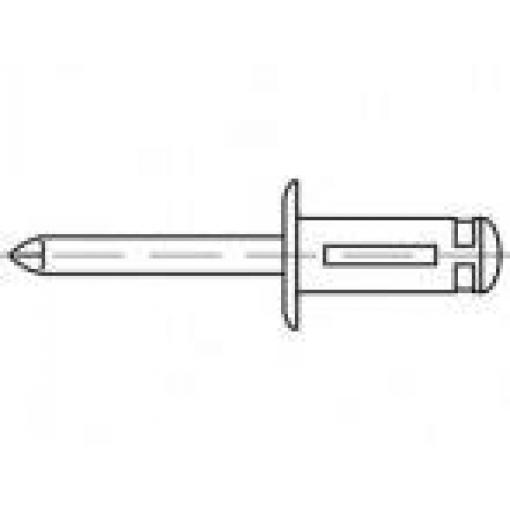 TOOLCRAFT TO-5455302 trhací nýt 4.8 mm 250 ks