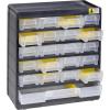 Allit 458090 skladová skříň , VarioPlus Basic 32, (š x v x h) 300 x 335 x 135 mm, černá, žlutá, 1 ks