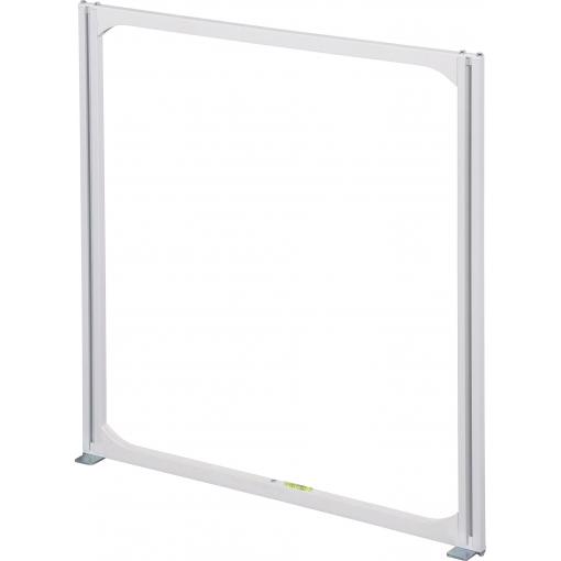 Allit 464550 sada pro montáž zásobníku drobných dílů na stěnu, VarioPlus ProFlip WD 60, (š x v x h) 600 x 615 x 40 mm, šedá, černá, 1 ks