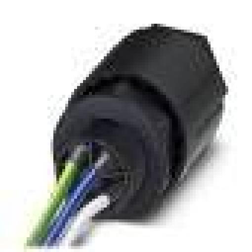 Phoenix Contact QPD W 4PE6,0 12-20 M25 0,5 BK 1410394 kulatý konektor DIN, 1 ks