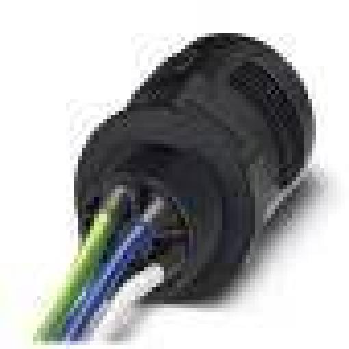 Phoenix Contact QPD W 4PE6,0 M25 1,0 BK 1410397 kulatý konektor DIN, 1 ks