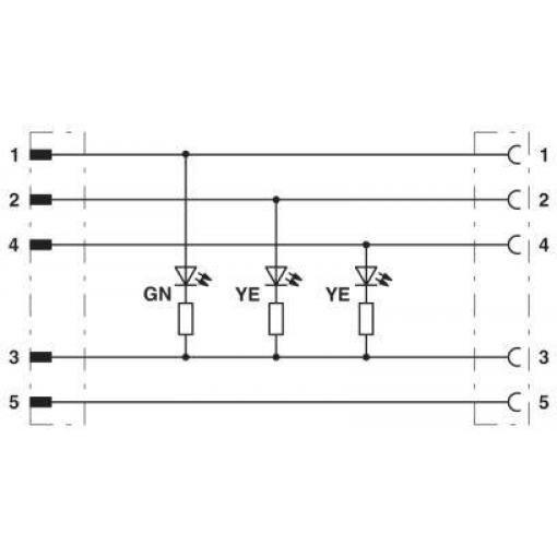 Phoenix Contact SAC-5P-M12MS/0,3-810/M12FR-3L připojovací kabel pro senzory - aktory, 1416142, piny: 5, 30.00 cm, 1 ks