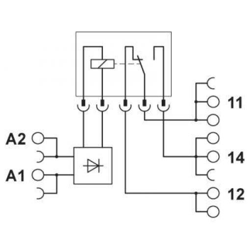 Phoenix Contact PLC-RSC-24DC/21HC/EX relé s rozhraním, 10 ks