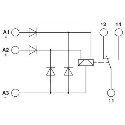 Phoenix Contact EMG 17-REL/SG-B 24/21/P reléový modul, 10 ks