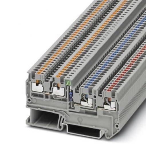 Phoenix Contact 3244436 svorka pro iniciační prvky a aktory 3.5 mm Push-Lock pružinová přípojka šedá 50 ks
