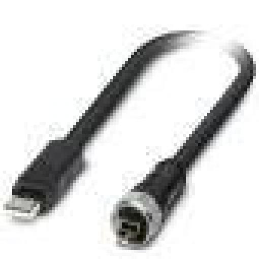 Phoenix Contact USB kabel USB 2.0 USB-A IP20 zástrčka, USB Mini-B IP20 zástrčka 2.00 m černá PVC plášť 1420171