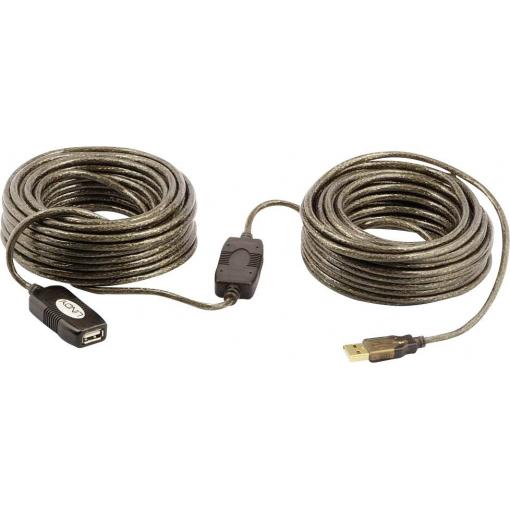 LINDY USB kabel USB 2.0 USB-A zástrčka, USB-A zásuvka 20.00 m vícebarevná 42631