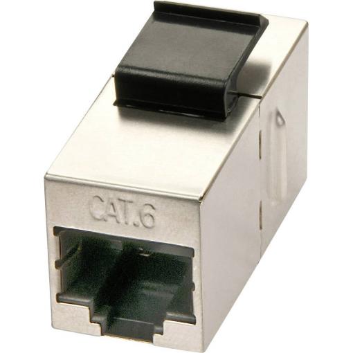 LINDY spojka RJ45 síťový adaptér 1 Gb/s černá