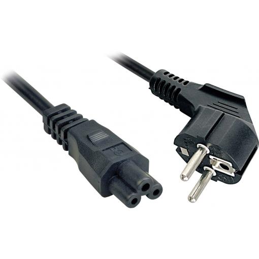 LINDY napájecí kabel [1x zástrčka s ochranným kontaktem - 1x IEC C5 spojka] 3.00 m černá