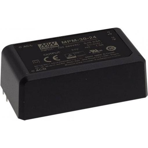 MEAN WELL MPM-30-3.3ST AC/DC zdroj do DPS 3.3 V/DC 6 A