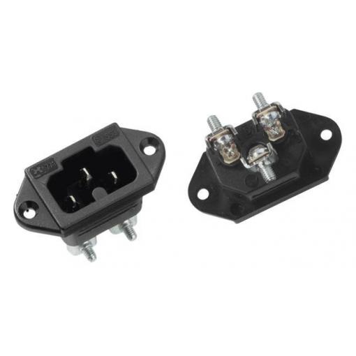 Bachmann 918.170 IEC zástrčka C13/C14 zástrčka Počet kontaktů: 2 10 A černá 1 ks