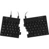 R-GO Tools Split USB klávesnice anglická, QWERTY černá ergonomická