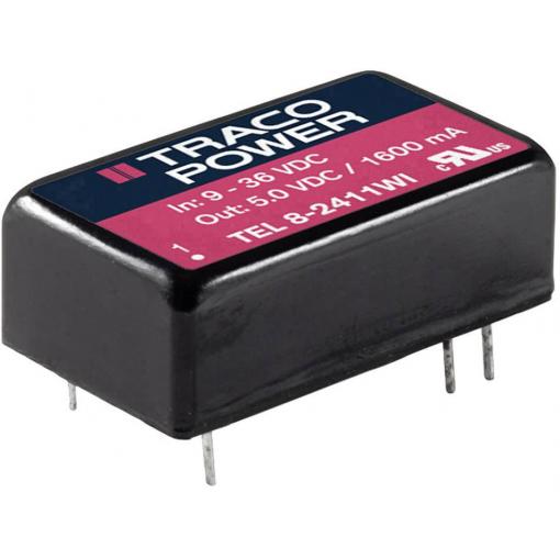 TracoPower TEL 8-2423WI DC/DC měnič napětí do DPS 24 V/DC 265 mA 8 W Počet výstupů: 2 x Obsah 1 ks