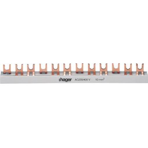 Hager KDN363B HAGER KDN36 3B jistič příslušenství Phase busbar šedá 1 ks