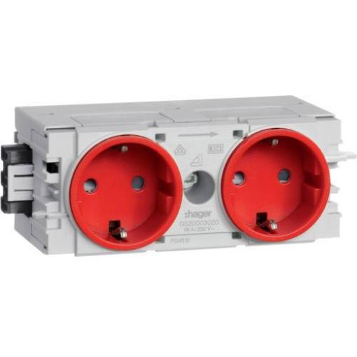 Hager GS20003020 parapetní lišta připojovací modul (š x v x h) 120 x 50 x 61 mm 1 ks dopravní červená