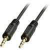 LINDY 35640 jack audio kabel [1x jack zástrčka 3,5 mm - 1x jack zástrčka 3,5 mm] 25.00 cm černá