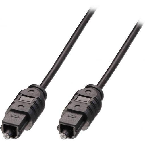 LINDY 35212 Toslink audio kabel [1x Toslink zástrčka (ODT) - 1x Toslink zástrčka (ODT)] 2.00 m černá