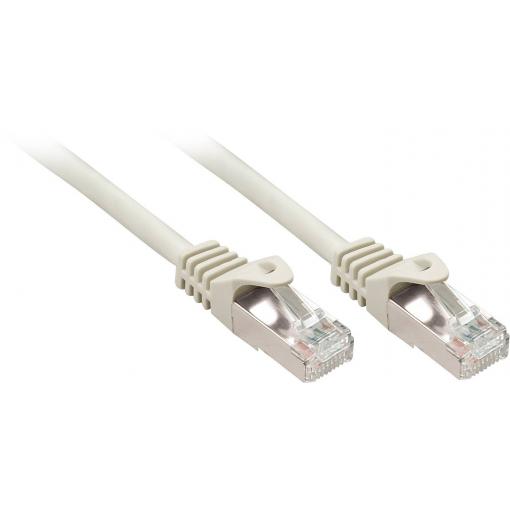 LINDY 48390 RJ45 síťové kabely, propojovací kabely CAT 5e F/UTP 0.50 m šedá s ochranou 1 ks