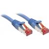 LINDY 47725 RJ45 síťové kabely, propojovací kabely CAT 6 S/FTP 20.00 m modrá s ochranou 1 ks