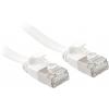 LINDY 47544 RJ45 síťové kabely, propojovací kabely CAT 6A U/FTP 5.00 m bílá s ochranou 1 ks