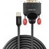 LINDY Mini-DisplayPort / DVI kabelový adaptér Mini DisplayPort konektory, DVI-D 18 + 1 pól Zástrčka 2.00 m černá 41952 Kabel DisplayPort