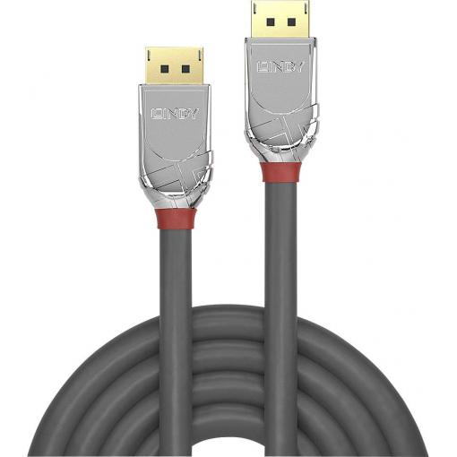 LINDY DisplayPort kabel Konektor DisplayPort, Konektor DisplayPort 5.00 m šedá 36304 Kabel DisplayPort