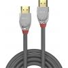 LINDY HDMI kabel Zástrčka HDMI-A, Zástrčka HDMI-A 0.50 m šedá 37870 4K UHD HDMI kabel