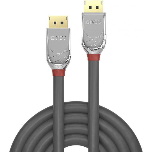 LINDY DisplayPort kabel Konektor DisplayPort, Konektor DisplayPort 0.50 m šedá 36300 Kabel DisplayPort