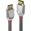 LINDY DisplayPort kabel Konektor DisplayPort, Konektor DisplayPort 1.00 m šedá 36301 Kabel DisplayPort