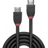 LINDY HDMI kabel Zástrčka HDMI-A, Zástrčka HDMI-A 1.00 m černá 36471 4K UHD HDMI kabel