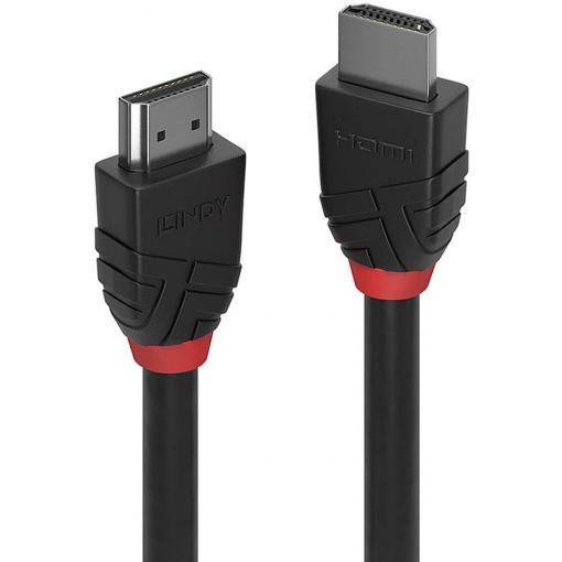 LINDY HDMI kabel Zástrčka HDMI-A, Zástrčka HDMI-A 3.00 m černá 36473 4K UHD HDMI kabel