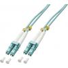 LINDY 46404 optické vlákno optické vlákno kabel [1x zástrčka LC - 1x zástrčka LC] 50/125 µ Multimode OM3 100.00 m