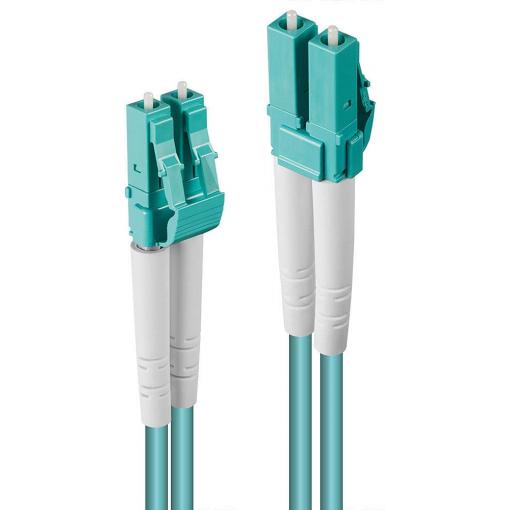 LINDY 46403 optické vlákno optické vlákno kabel 75.00 m modrá [1x zástrčka LC - 1x zástrčka LC] 50/125 µ Multimode OM3