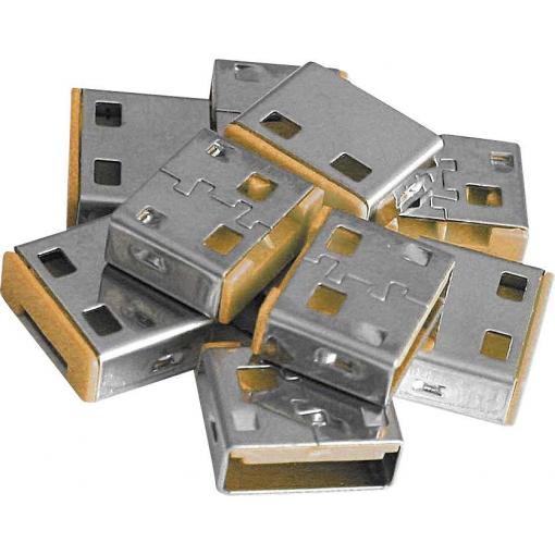 LINDY zámek portu USB USB-Lock sada 10 ks oranžová zámek s klíčem bez klíče 40463