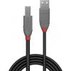 LINDY USB kabel USB 2.0 USB-A zástrčka, USB-B zástrčka 10.00 m černá 36677