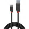 LINDY USB kabel USB 3.2 Gen1 USB-C ® zástrčka, USB-A zástrčka 1.00 m černá 36916
