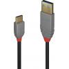 LINDY USB kabel USB 2.0 USB-A zástrčka, USB-C ® zástrčka 0.50 m černá 36885
