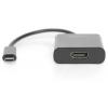 Digitus TV, monitor adaptér [1x USB-C® zástrčka - 1x HDMI zásuvka] DA-70852 15.00 cm