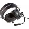 Thrustmaster ThrustMaster T.Flight - U.S. Air Force Edition Headset uzavřená (Over Ear) kabelová stereo šedá, metalická regulace hlasitosti, Vypnutí zvuku