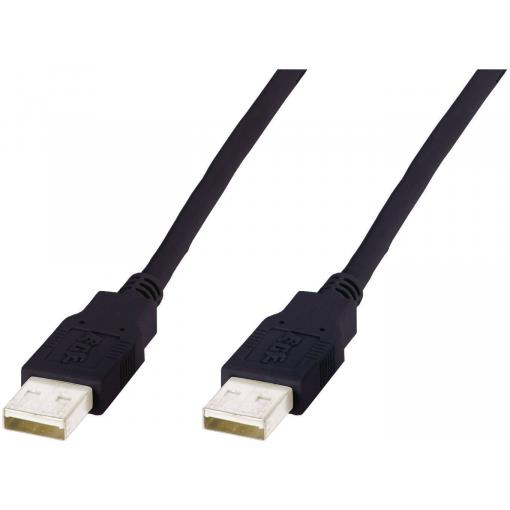 Digitus USB kabel USB-A zástrčka 1.00 m černá 10080004