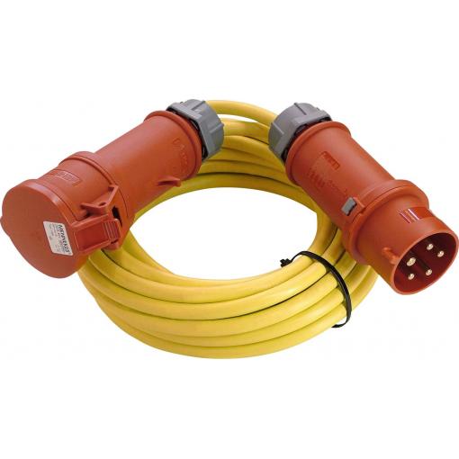 AS Schwabe 60711 napájecí prodlužovací kabel 16 A žlutá 10.00 m AT-N07V3V3-F 5G 1,5 mm²