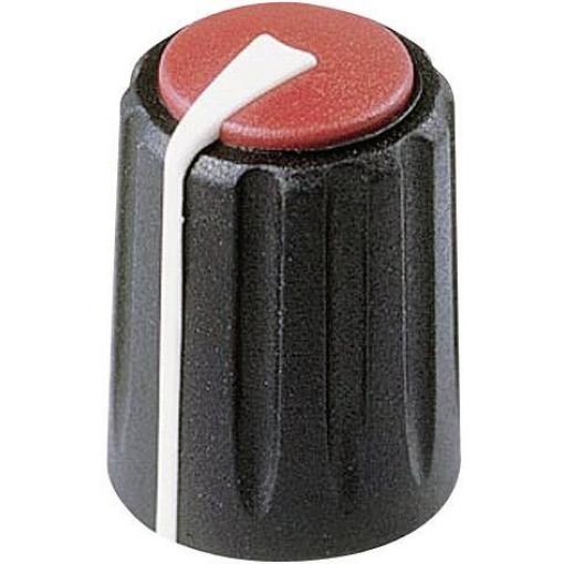 Rean AV F 317 S 092 F 317 S 092 otočný knoflík černá, červená (Ø x v) 17 mm x 17.75 mm 1 ks