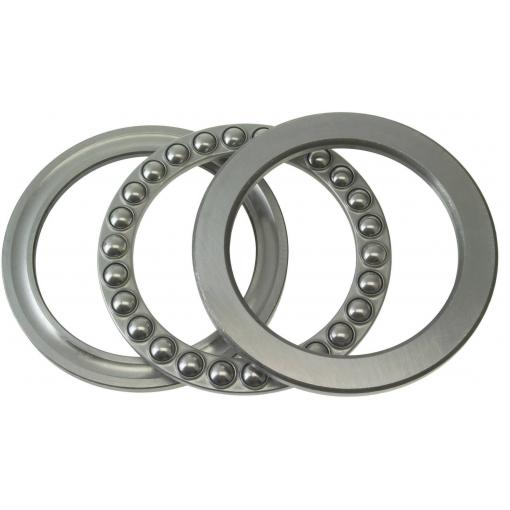 FAG 51312 axiální drážkované kuličkové ložisko Válcovaná ocel vnitřní Ø: 60 mm vnější Ø: 110 mm počet otáček (max.): 3200 ot./min