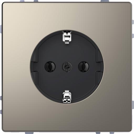 Merten zásuvka Systém design niklová MEG2301-6050 1 ks