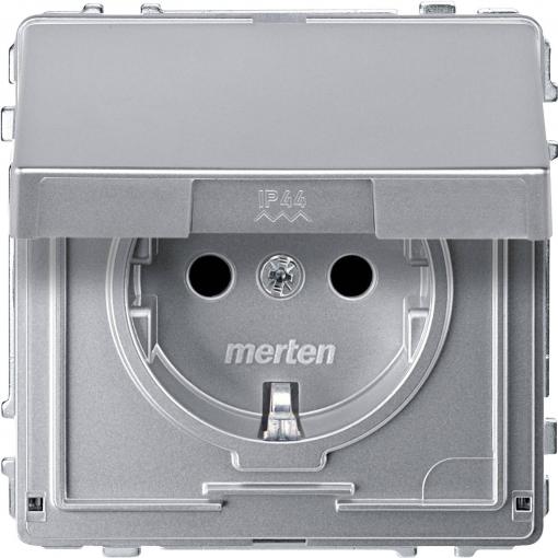 Merten zásuvka Aquadesign hliník MEG2310-7260 1 ks