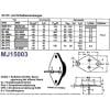 MJ15003G N 140V/20A 250W, ON TO3