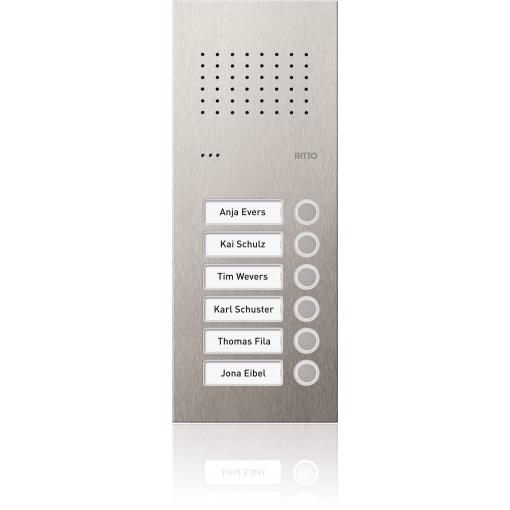 Ritto by Schneider RGE1810625 domovní telefon nerezová ocel, RGE1810625