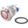 TRU COMPONENTS TC-GQ12-AF-10E/J/R/12V/S, TC-7494652 tlačítko antivandal, 12 mm, 48 V/DC, 2 A, 1 ks