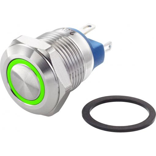 TRU COMPONENTS TC-GQ12-AF-10E/J/G/12V/S, TC-7494656 tlačítko antivandal, 12 mm, 48 V/DC, 2 A, 1 ks